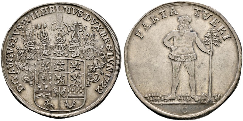 Braunschweig-Wolfenbüttel. August Wilhelm 1714-1731 
Taler 1722 -Zellerfeld-. W...