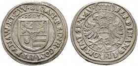 Hanau-Lichtenberg. Johann Reinhard I. 1599-1625 
12 Kreuzer (Dreibätzner) 1625 -Wörth oder Babenhausen-. Mit Titulatur Kaiser Ferdinand II. Ein zweit...
