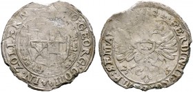 Hohenzollern-Hechingen. Johann Georg 1605-1623 
Kipper-24 Kreuzer 1621. Gekrönter Wappenschild / Gekrönter Doppeladler, auf der Brust der Reichs­apfe...