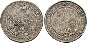 Sachsen-Albertinische Linie. Christian II., Johann Georg I. und August 1601-1611 
Taler 1610 -Dresden-. Keilitz/Kahnt 228, Slg. Mers. -, Schnee 767, ...