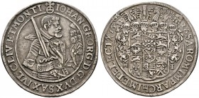 Sachsen-Albertinische Linie. Johann Georg I. 1615-1656 
Taler 1626 -Dresden-. Clauss/Kahnt 158, Slg. Mers. -, Schnee 845, Dav. 7601.
feine Patina, k...