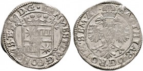 Schleswig-Holstein-Schauenburg. Ernst III. 1601-1622 
Schreckenberger (= 4 Groschen) o.J. -Altona oder Oldendorf-. Mit Titulatur Kaiser Matthias. Lan...