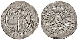 Solms- Lich. Ernst II. 1602-1619 
Groschen 1618. Mit Titulatur Kaiser Matthias. Joseph 102.
leichte Prägeschwäche, prägefrisch