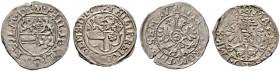 Solms- Lich. Philipp Reinhard I. 1613-1635 
Lot (2 Stücke): Groschen o.J. sowie 1617 Mit Titulatur Kaiser Matthias. Joseph 198, 209.
sehr schön-vorz...