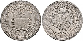 Ulm, Stadt. 
Taler 1620. Verzierter barocker Stadtschild / Gekrönter nimbierter Doppeladler sowie Titulatur Kaiser Ferdinand II. Nau 76a, Dav. 5903....