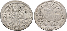 Württemberg. Johann Friedrich 1608-1628 
Kipper-Hirschgulden zu 60 Kreuzer 1622 -Stuttgart-. Gekröntes, quadriertes Wappen in einem oben eckigen Schi...