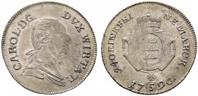 Württemberg. Karl Eugen 1744-1793 
5 Kreuzer 1790. Große Altersbüste. KR 407.1, Ebner 274.
selten und überdurchschnittlich erhalten, winzige Schrötl...