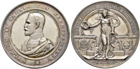 Württemberg. Wilhelm II. 1891-1918 
Silbermedaille 1894 von W. Mayer und K. Schäfer, auf die Bäckerei-, Konditorei- und Kunstaus­stellung in Stuttgar...