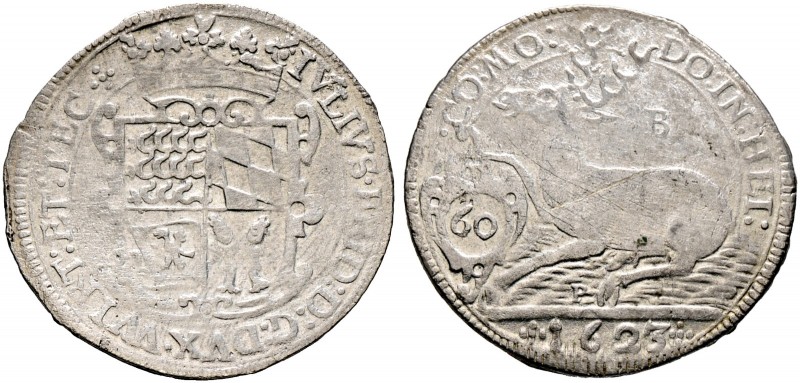 Württemberg-Weiltingen. Julius Friedrich 1617-1635 
Kipper-Hirschgulden 1623 -B...