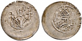 Würzburg-Bistum. Gottfried von Spitzenstein-Helfenstein 1186-1190 
Pfennig vor März 1187. Wie vorher, jedoch von minimal abweichenden Stempeln. Ruß 1...
