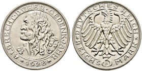 Weimarer Republik. 
3 Reichsmark 1928 D. Dürer. J. 332.
vorzüglich