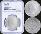 FRANCE (THE HUNDRED DAYS): 5 Francs (1815 I) in silver (0,900). Obv: Laureate head. Rev: Denomination within wreath. Inside slab by NGC "XF DETAILS - ...