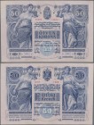 Austria: Oesterreichisch-Ungarische Bank / Osztrák-Magyar Bank 50 Kronen 1902, P.6, beautiful original shape and for sure one of the best conditions I...