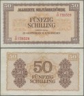 Austria: Lot with 50 banknotes Austria 50 Schilling 1944, Allied Occupation WW II, P.109 in VF-XF condition. (50 pcs.)
 [differenzbesteuert]