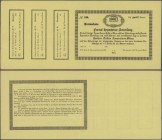 Austria: Partial-Hypothekar-Anweisung, 100 Gulden 1848 Formular with 3 cupons of 2 Gulden each, P.NL (Richter W35b) in XF/aUNC condition. Highly Rare!...