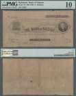 Bahamas: Bank of Nassau 5 Shillings 1897, P.A5, extraordinary rare and seldom offered banknote of the early issues of the Bahamas, still great conditi...