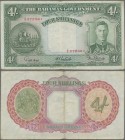 Bahamas: 4 Shillings L.1936, P.9e, very nice with small margin split and some small spots. Condition: VF
 [differenzbesteuert]