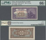 China: Provincial Bank of Chihli 10 Cents 1926, P.S1285, PMG 66 Gem Uncirculated EPQ.
 [zzgl. 7 % Importspesen]