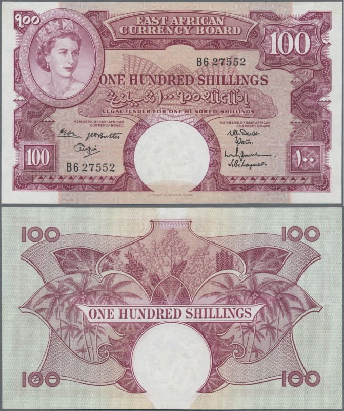 East Africa: The East African Currency Board 100 Shillings ND(1961-63) with top ...