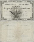 France: République Française 400 Livres Assignat November (9 bre) 21st 1792, P.A73, high denomination in still great condition with strong paper, some...