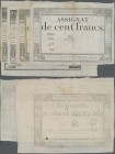 France: République Française set with 5 banknotes 100 Francs Assignat January 7th 1795, P.A78, all with minor spots and a few folds, Condition: VF to ...