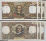 France: Banque de France set with 3 banknotes 100 Francs 1965/69/70 ”Pierre Corneille”, P.149a,c, with signatures: Tondu / Gouin d'Ambrières / Gargam ...