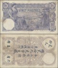 French Indochina: Banque de l'Indo-Chine – Saïgon 20 Piastres 1917 with signature titles: ”Administrateur & Administrateur-Directeur”, P.38b, highly r...