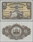 Gibraltar: The Government of Gibraltar 5 Pounds November 20th 1971, P.19b, almost perfect condition with tiny dint at upper right corner, otherwise ex...