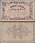 Hungary: 100.000 Adopengö 1946 second issue, P.144d with gray paper with watermark and serial #, Law 5.600/1946 on back, very nice with a few folds an...
