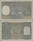 India: 100 Rupees ND(1937) portrait KGIV P. 20d, CALCUTTA issue, used with folds and pinholes in paper, pressed, in condition: F+ to VF-.
 [zzgl. 19 ...