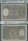 India: The Reserve Bank of India 100 Rupees ND(1943), place of issue: CALCUTTA and signature: C.D. Deshmukh, P.20e, tiny staple holes at left border a...