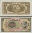 Iran: Bank Melli Iran 10 Rials SH1313 (1934), signature at left in Latin handwriting and Farsi, P.25a, still strong paper with tiny repair at lower ri...