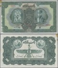 Iran: Bank Melli Iran 1000 Rials SH1313 (1934) SPECIMEN, P.30s, extraordinary rare banknote, unfortunately with larger stain at upper left, parts with...