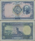Iran: Bank Melli Iran 500 Rials SH1317 (1938) with western serial numbers, P.37a, still strong paper without larger damages, some small spots and ligh...