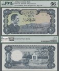 Jordan: The Central Bank of Jordan 10 Dinars L.1959 (1965), P.12a, perfect Condition and PMG graded 66 Gem Uncirculated EPQ. Rare in this condition!
...