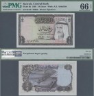 Kuwait: The Central Bank of Kuwait ¼ Dinar 1968, P.6b, perfect condition and PMG graded 66 Gem Uncirculated EPQ.
 [differenzbesteuert]