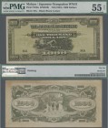 Malaya: The Japanese Government 1000 Dollars ND(1945), P.M10a, great condition with tiny dint at upper right and lightly stained paper, PMG graded 55 ...