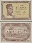 Mali: Banque de la République du Mali 100 Francs 1960, P.2, almost perfect condition with a few spots and tiny creases in the paper, Condition: aUNC
...