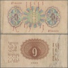 Mongolia: Commercial and Industrial Bank 1 Tugrik 1925, P.7, still nice with lightly toned paper and a few folds. Condition: F+. Very Rare!
 [differe...