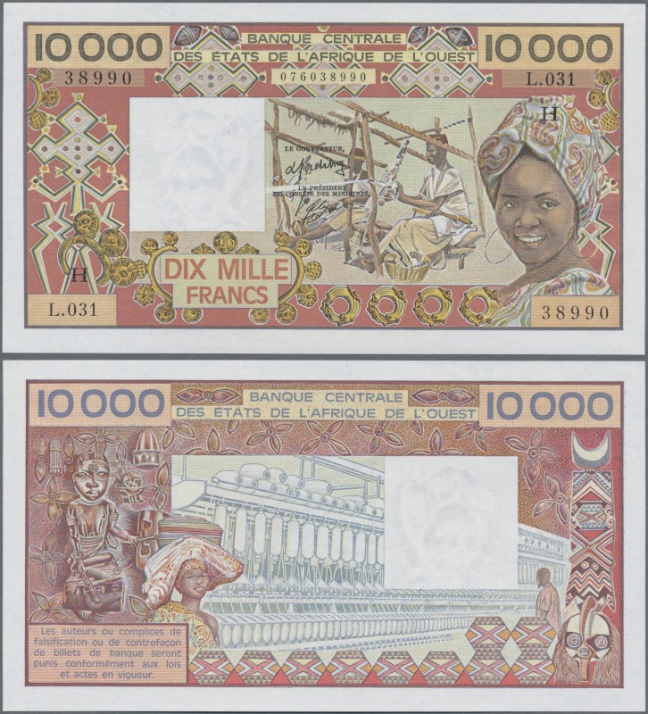 Niger: Banque Centrale des États de l'Afrique de l'Ouest 10.000 Francs ND(1977-9...