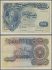 Portugal: Banco de Portugal 20 Escudos 1919, P.118, extraordinary rare and in very nice condition, still with crisp paper and fresh colors, repaired p...