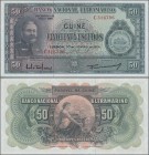 Portuguese Guinea: Banco Nacional Ultramarino 50 Escudos 1964, P.40a in perfect UNC condition.
 [differenzbesteuert]