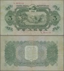 Tannu-Tuva: Tuva Arat Respublik 3 Akşa 1940, P.16, small border tears, some folds and lightly stained paper. Condition: F. Highly Rare!
 [differenzbe...