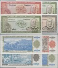 Tonga: Government of Tonga set with 4 banknotes comprising ½ Pa'anga 1977 P.18 (XF), 2x 1 Pa'anga 1975 and 1980 P.19 (UNC) and for the National Reserv...