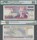Turkey: 1.000.000 Lira L. 1970 (2002) ”Atatürk” - 7th Issue with serial number S01 000548, P.213, PMG graded 65 Gem Uncirculated EPQ.
 [differenzbest...