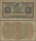 Western Samoa: Territory of Western Samoa 10 Shillings ND with signature title left: ”Minister of External Affairs for New Zealand”, P.7b, almost well...