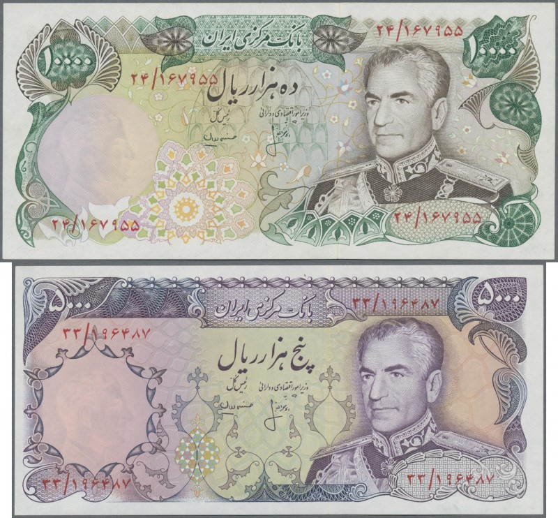 Iran: Album with 27 banknotes Bank Markazi Iran series ND(1974-76) with 2x 20 Ri...