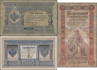 Russia: Album with 20 banknotes, comprising 14x 1 Ruble 1898 with signature varieties TIMASHEV / MIKHEYEV (XF), TIMASHEV / AFANASEV (F), TIMASHEV / BA...