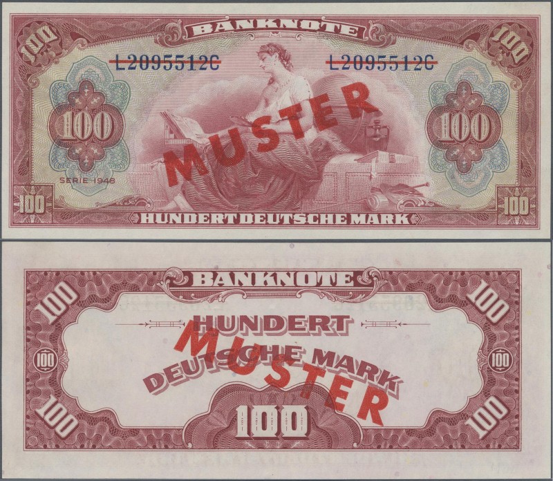 Deutschland - Bank Deutscher Länder + Bundesrepublik Deutschland: 100 DM 1948 MU...