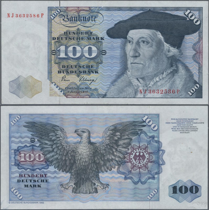 Deutschland - Bank Deutscher Länder + Bundesrepublik Deutschland: 100 DM 1980, R...